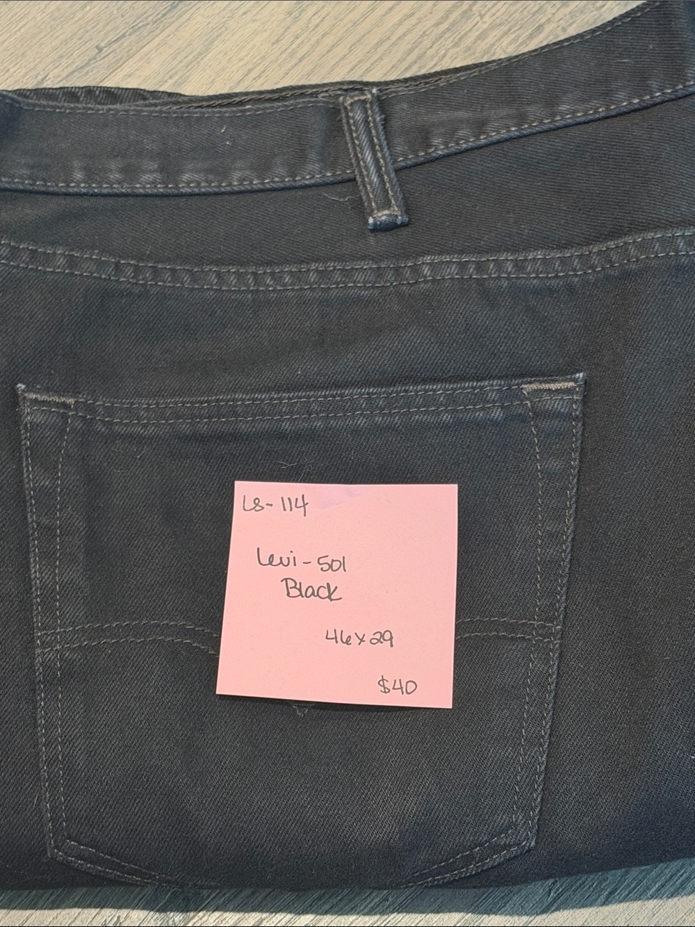 Levi's 501 Men's Jeans in Black